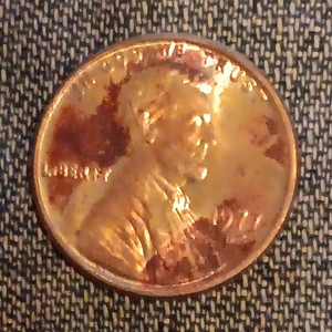 1977 P Lincoln Memorial Small Cent RD 95% Copper Philadelphia Business KM#201a
