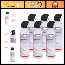 Powerful Compressed Air Duster Cleaner - 6 Count, Quickly Removes Dust Debris