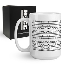 Hogg Hidden Message Coffee Mug, 15 oz Ceramic Funny Coffee Cup, Hidden Messag...