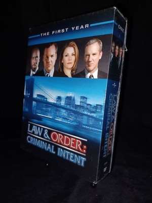 Law & Order Criminal Intent: Season 1 (DVD, 2001) The First Year New Sealed