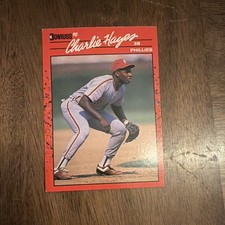 Donruss 1990 Charlie Hayes #548 Philadelphia Phillies Baseball Card