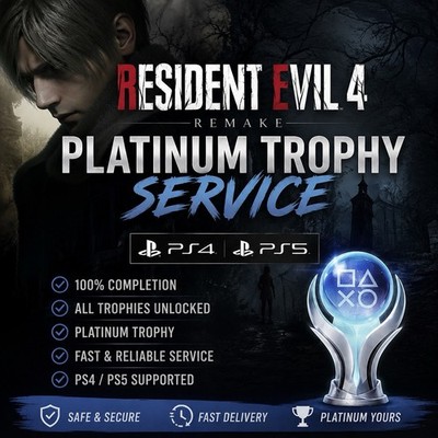 Resident Evil 4 Remake Platinum Trophy (PS4/Ps5) Legit Played