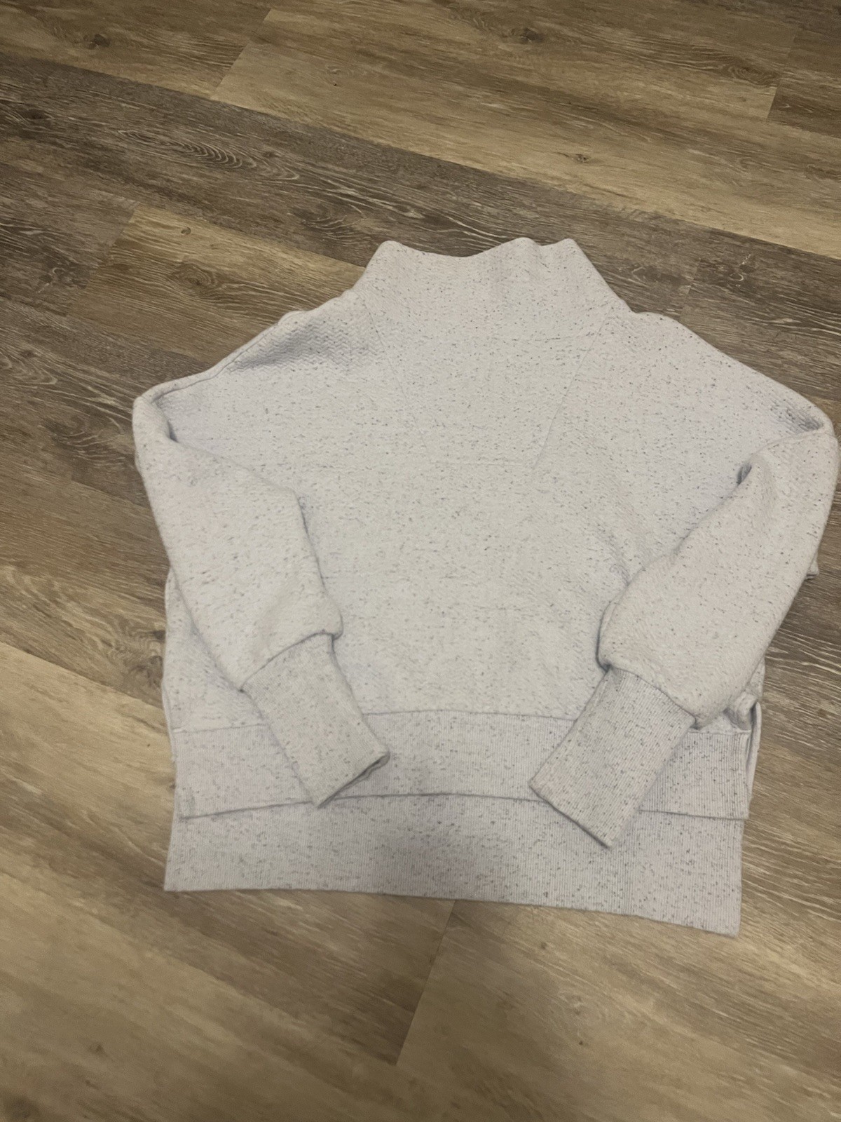 Calia Elevate Funnel Neck Herringbone Pullover - … - image 1