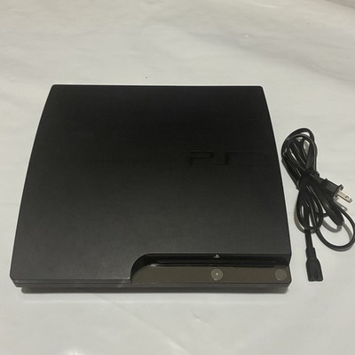 Sony PlayStation 3 Slim PS3 120GB Black Console Gaming System CECH-2101A-Working