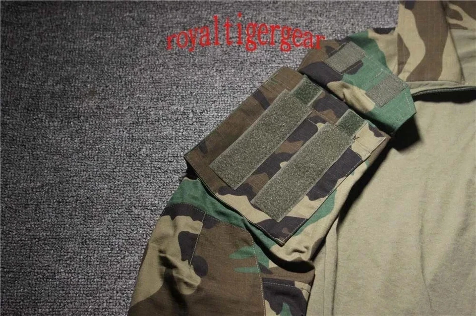 USMC Marines MARSOC M81 Woodland Camo Tactical Combat Top Shirt Uniform GEN3 - Image 4 of 4