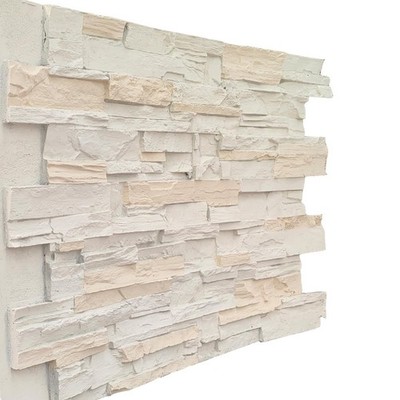 DryInsta Faux Stone Wall Covering Panels | FRP 3D Wall Cladding for Interior ...