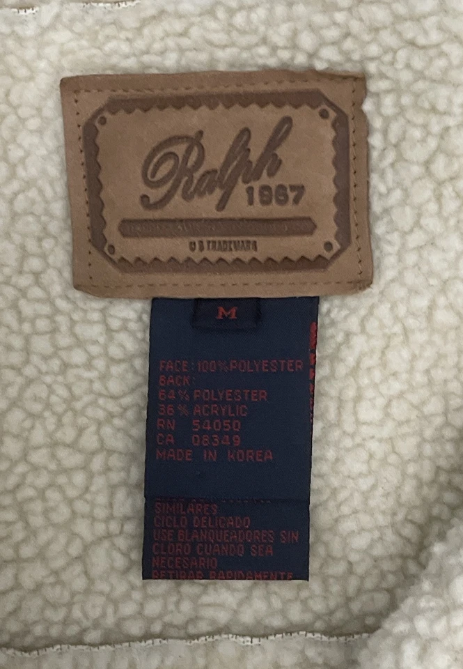 Ralph Lauren Vintage Brown Floral Quilted 80's Faux Suede Jacket Women’s Size M - Изображение 3 из 4