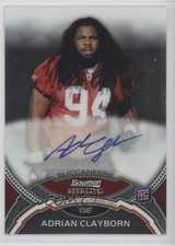 2011 Bowman Sterling Auto Adrian Clayborn #BSA-AC Auto 4f5