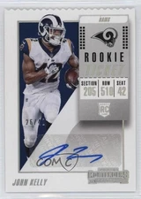 2018 Panini Contenders Ticket Stubs 26/42 John Kelly #186 Rookie Auto RC 0c2