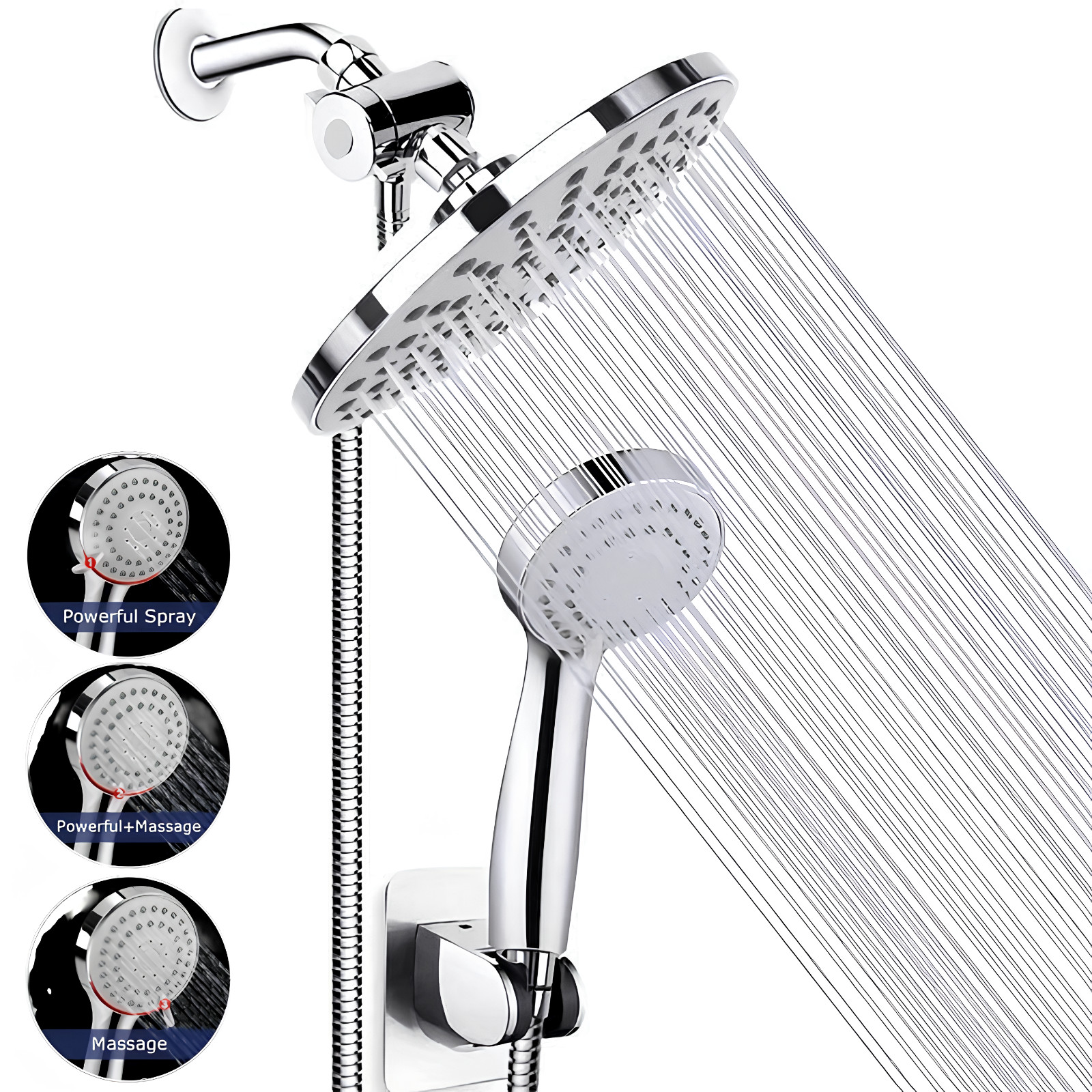 Combo High Pressure 3-mode Chrome