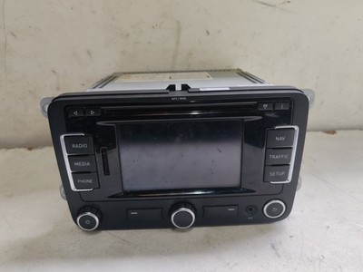 2010 SEAT LEON MK2 5DR RADIO STEREO SAT NAV CD PLAYER 5P0035191D RNS15