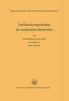 Das Finanzierungsverhalten Der Westdeutschen Handwerker Klaus OelschläGer