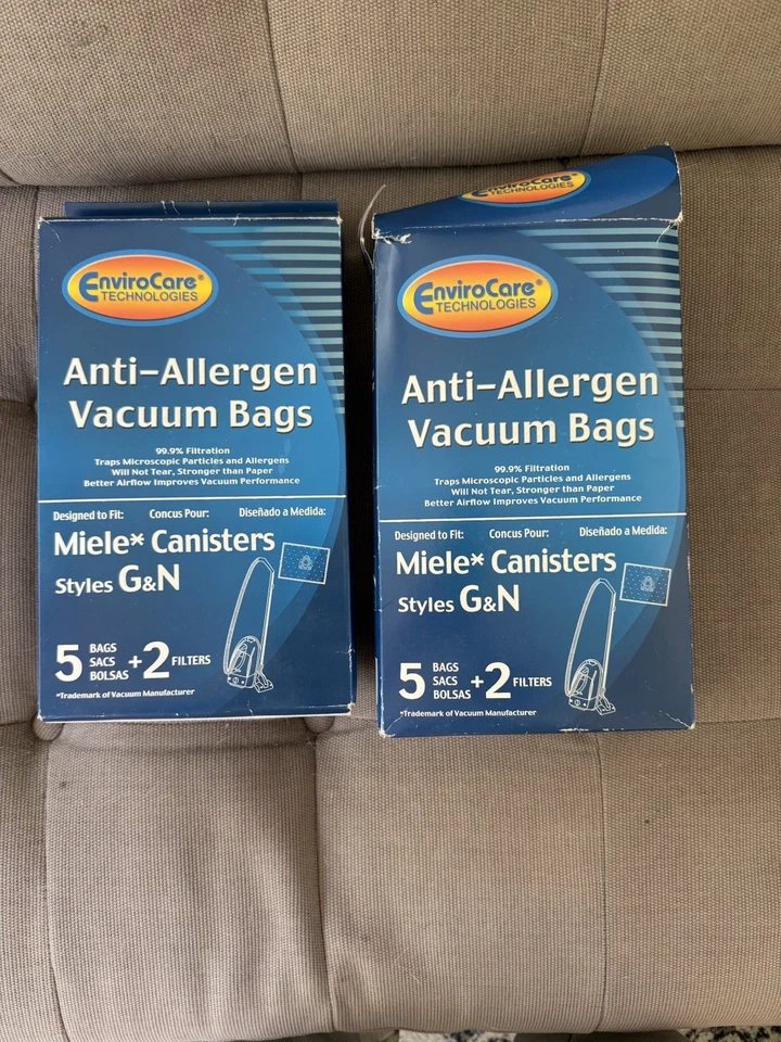 5 Deluxe HEPA Miele G & N Bags 7189520 Canister Vacuum Blue - 3 Boxes - Image 2 of 2