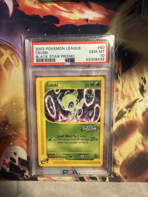 Pokemon Celebi 4 Ever Movie Pokemon League Black Star Promo #50 PSA 10 Gem Mint
