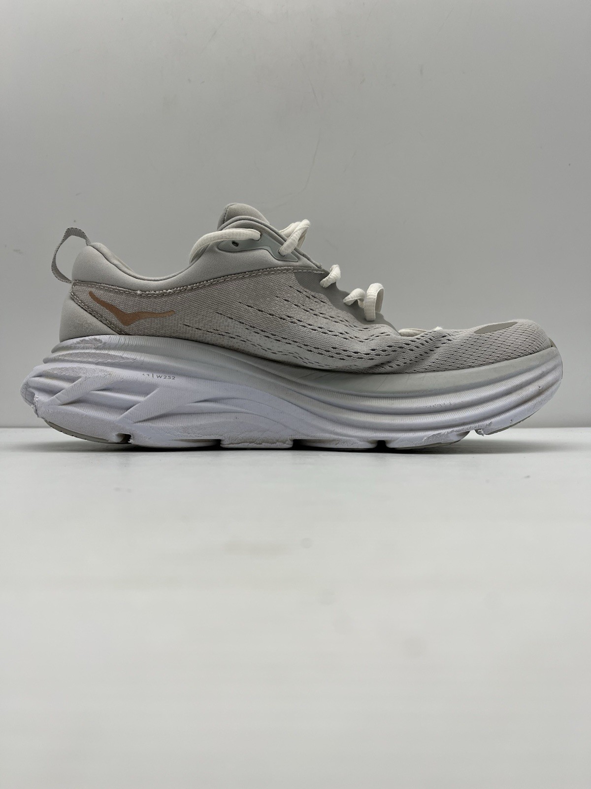 HOKA One Bondi 8 Womens Running Shoe Size US 9.5 Comfort Sneakers No Insoles thumbnail 12