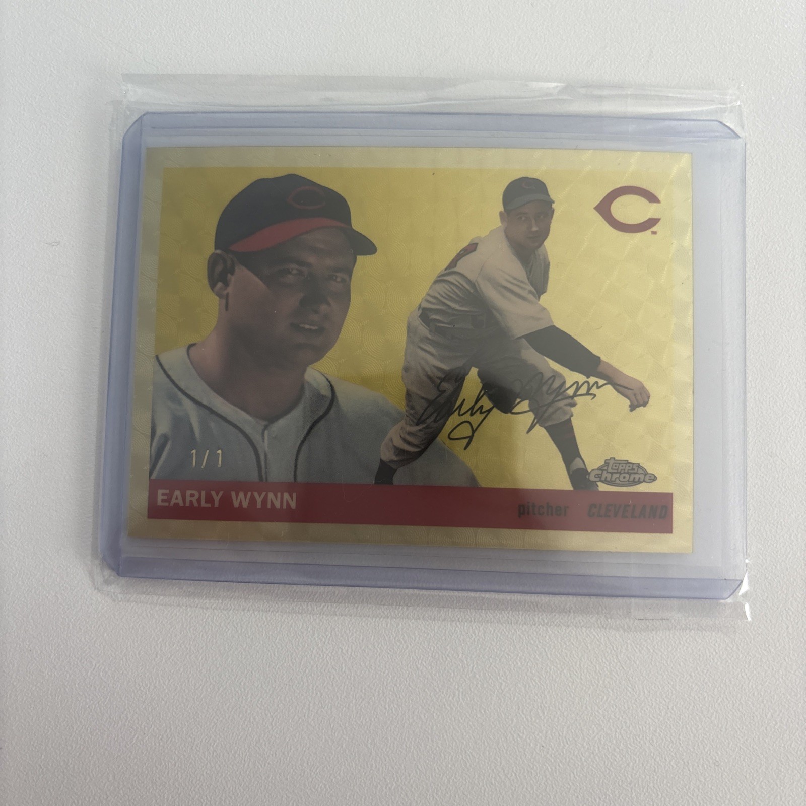 2025 Topps Chrome Platinum 1/1 Superfractor Early Wynn
