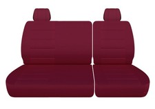 Truck Seat Covers Fits Chevrolet Ck 1500 Burgundy 4060 Split Bench