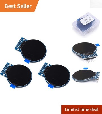 Versatile 1.28 Inch RGB TFT Display Module 240x240 for Arduino Projects - 3PCS