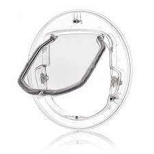 Transparent Pet Door for Dogs and Cats Silent Action And Dust-proof Design Gift