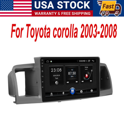 For Toyota Corolla 03-08 Apple Carplay Android15 Car Stereo Radio GPS Navi