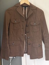 Marc Jacobs Vintage Brown Strip Jacket Size 4