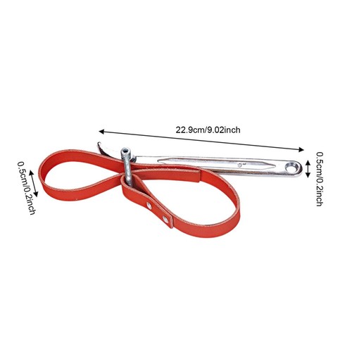 Strap Wrench Filter Removal Tool Multipurpose Strong Anti Sliding Heavy Duty - Afbeelding 5 van 5