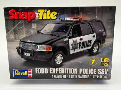 #ad Revell Snap Tite Ford Expedition Police SSV 1:25 Model Kit Free Shipping $28.49