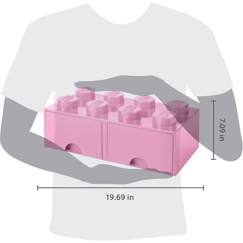 Cajones de almacenamiento de ladrillos apilables para niños divertidos organizativos aula sala de juegos nuevos Foto 4 de 4