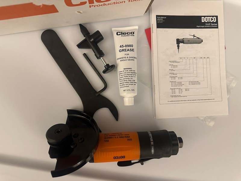 NEW! DOTCO Air Angle Grinder 4” Wheel - 18,000 RPM