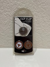 University of Texas Longhorns Golf Cap Clip with 2 Double-Sided Ball Markers NEW