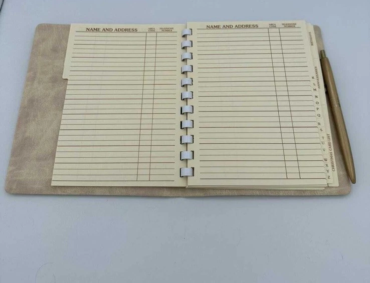 Vintage Address Telephone Book Made USA Birthdays Anniversary - Image 2 of 4