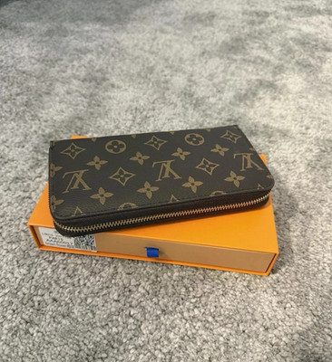 Louis Vuitton Monogram Zippy Zip Wallet Brown Long Wallet USA