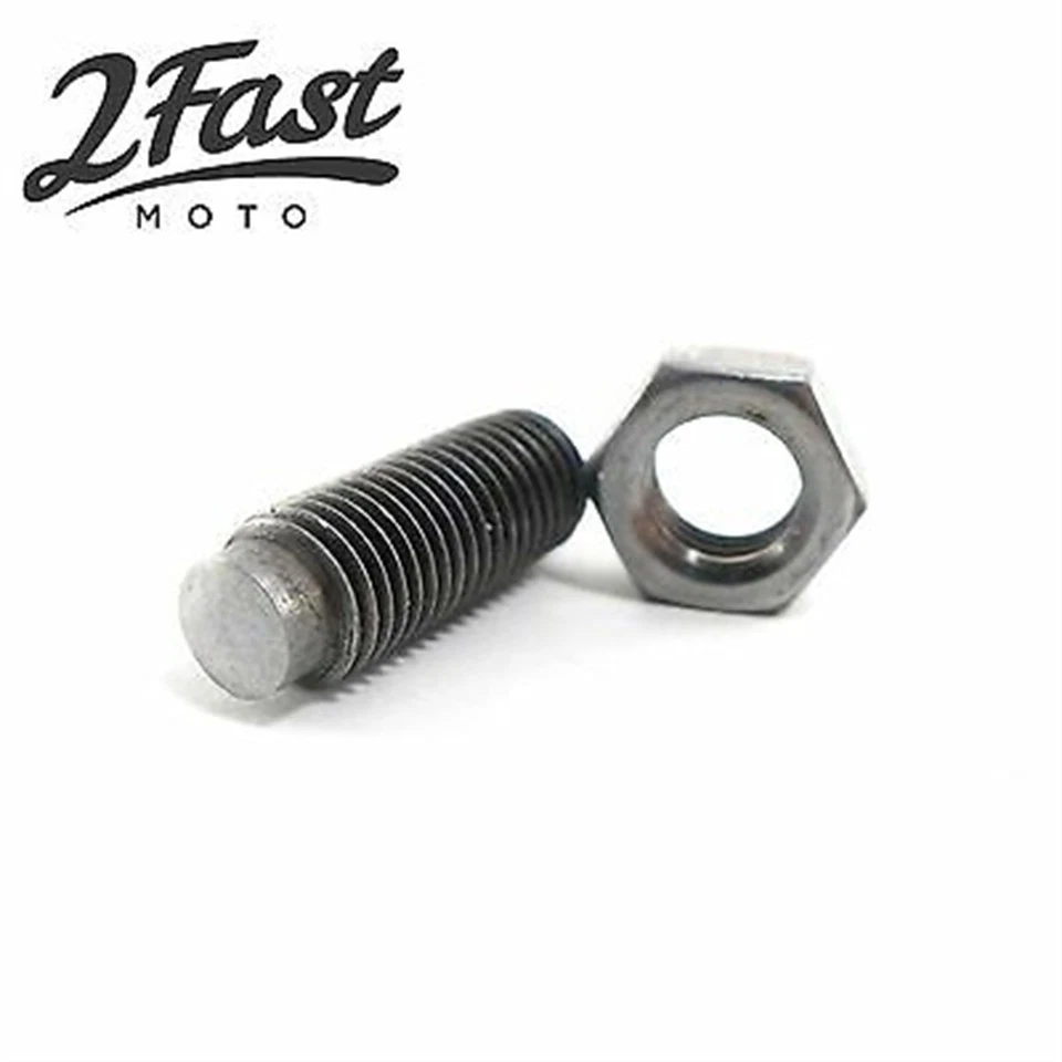 Tornillo ajustador con tuerca de bloqueo para Yamaha Bolt Virago V-Star paquete de 4 4x7-12159-00 Foto 3 de 4