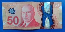🇨🇦 CANADA 🇨🇦 BANKNOTE $50 DOLLARS FIFTY DOLLARS 2012 POLYMER