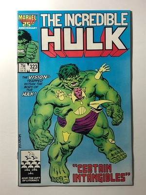 The Incredible Hulk #323 Marvel Vision Al Milgrom 1986 Modern Age