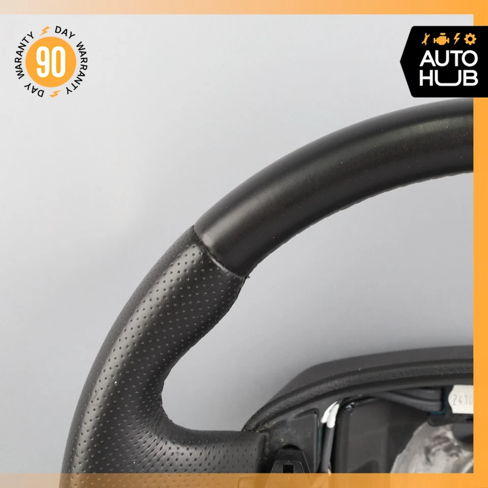 06-16 Aston Martin V8 Vantage DB9 Rapide Steering Wheel Black 9G333600DA OEM 26k - Image 2 of 4