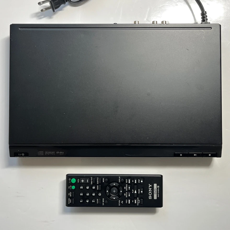 SONY DVP-SR200P CD DVD Player with Remote Black, Tested & Working Perfectly - Image 2 of 4