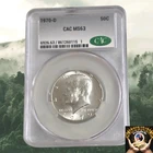 1970 D Kennedy Half Dollar 50c CAC  MS63, Low Mintage, Rare 🔥