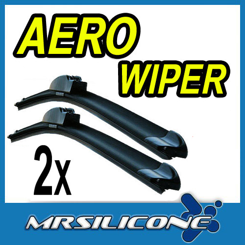Aero Front Flat Beam Windscreen Wiper Blades 22" 21" Upgrade Pair Car