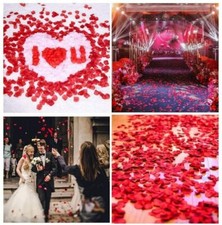 1000PCS Silk Fake Rose Petals Flower Romantic Night Wedding Event Party Decor US
