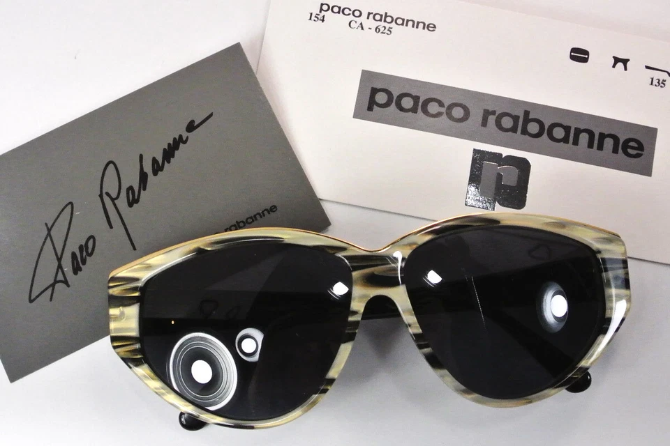 Gafas de sol Paco Rabanne vintage de diseñador años 80 - New Wave - NUEVAS Foto 2 de 4