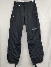 Spyder Womens Black Classic Pockets Flat Front Straight Leg Ski Snow Pants 6