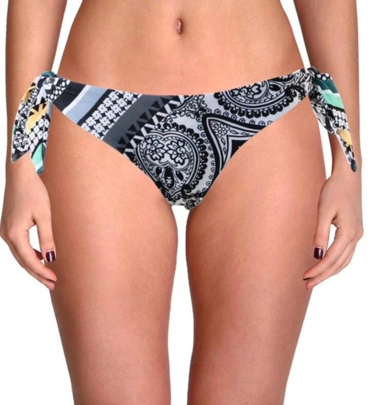 Nuevo con etiquetas Becca Mujer Estampado Reversible Hipster Parte Inferior Multi Talla S Foto 2 de 3