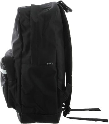 Herschel Pop Quiz Backpack, Black/Black Synthetic Leather - Classic 22L |  eBay