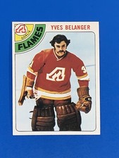 1978-79 Topps Yves Belanger Hockey Card #44 Atlanta Flames Set Break