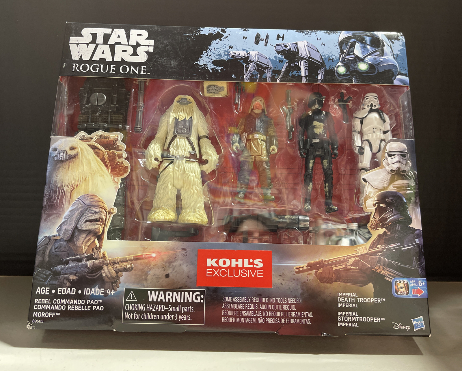Star Wars Rogue One 4-Figure Pack Star Wars 2016 Hasbro Seal