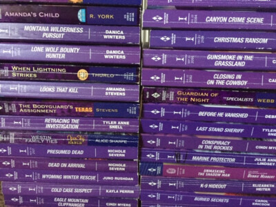 Lot of 10 Random Mix of Harlequin Intrigue Romantic Suspense Paperback Books