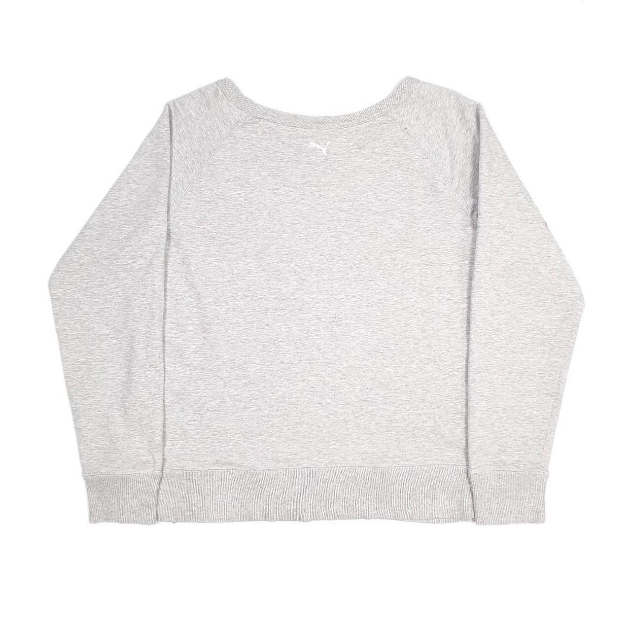 Womens PUMA Spellout Cotton Crewneck Jumper Sweatshirt 14 image 2