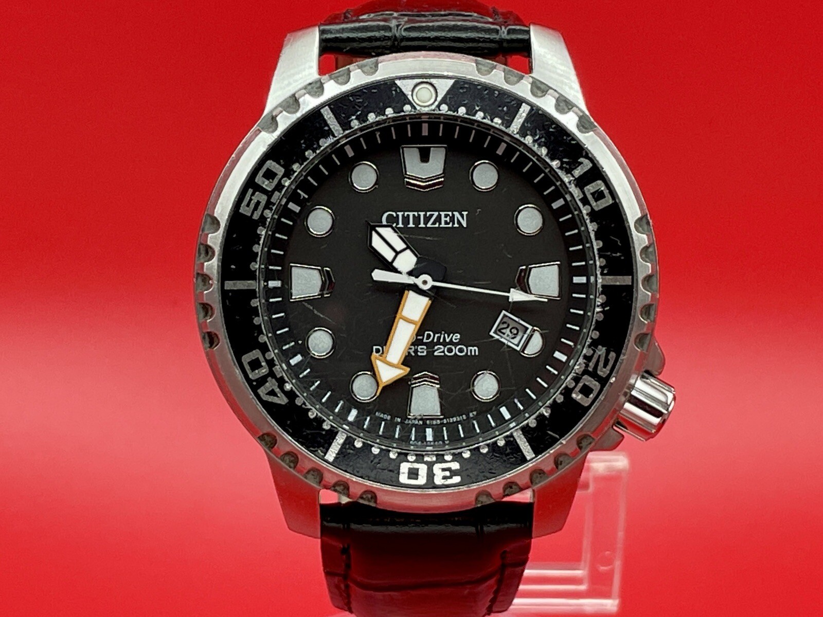 Citizen Eco Drive Promaster Diver 200M Black Dial Men's Watch 43mm Dive Watch eBay