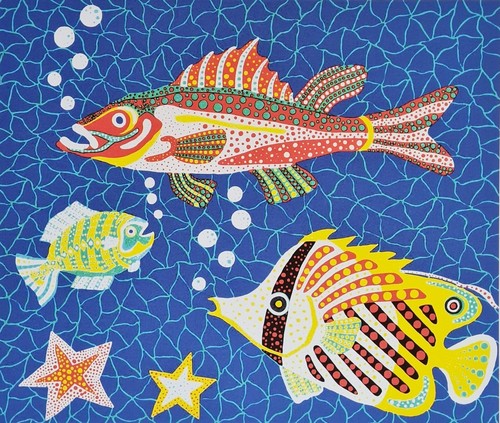 YAYOI KUSAMA * Sea * 65 x 50 cm * Lithografie * Kunstdruck * limitiert # 41/500 - Bild 2 von 7